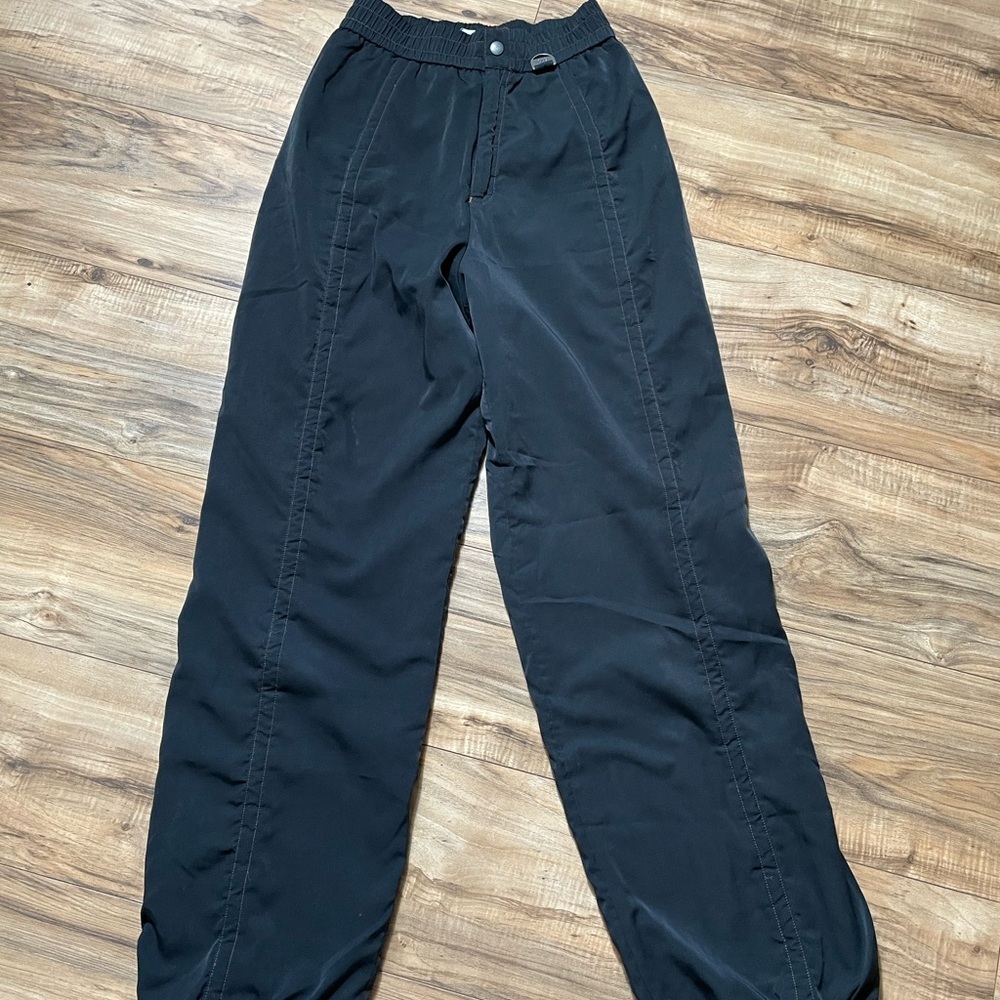 Vintage Nils Women’s Black High Waisted Snow Pants Size 8(24”x30.5”) Made In USA